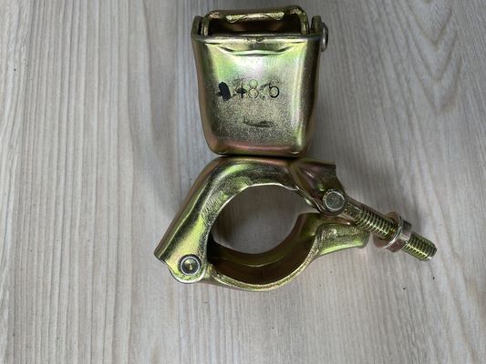 48 mm di diametro Fuso ferro resistente alla corrosione Pipe Clamp Spinning Coupler per ponteggi fornitore