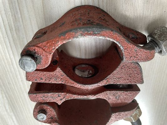 48 mm di diametro Fuso ferro resistente alla corrosione Pipe Clamp Spinning Coupler per ponteggi fornitore