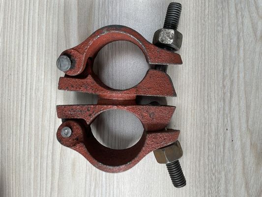 48 mm di diametro Fuso ferro resistente alla corrosione Pipe Clamp Spinning Coupler per ponteggi fornitore