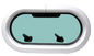 Oblò di alluminio Windows per forma ovale dell'yacht rv della barca fornitore