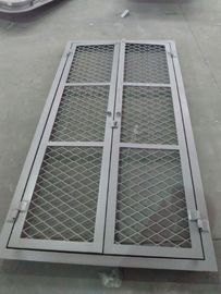 Porta di recinzione a maglia di filo a doppia e singola apertura spessore 8 mm