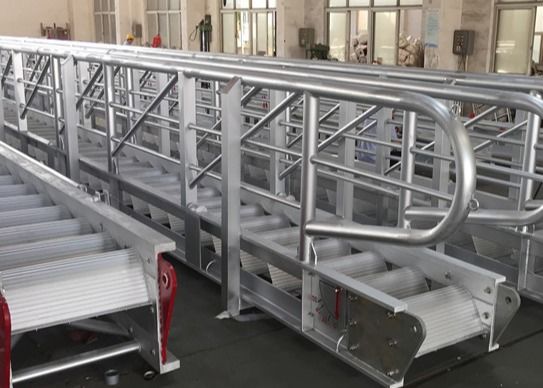 Scala della barca di sicurezza di Marine Boarding Ladder Strong Bearing dell'acciaio della lega di alluminio
