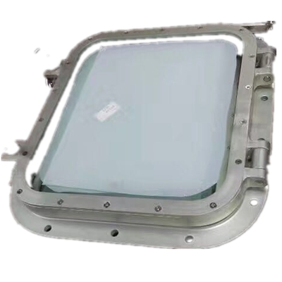 Vestidura rettangolare in alluminio con finestre marine 600×850 mm